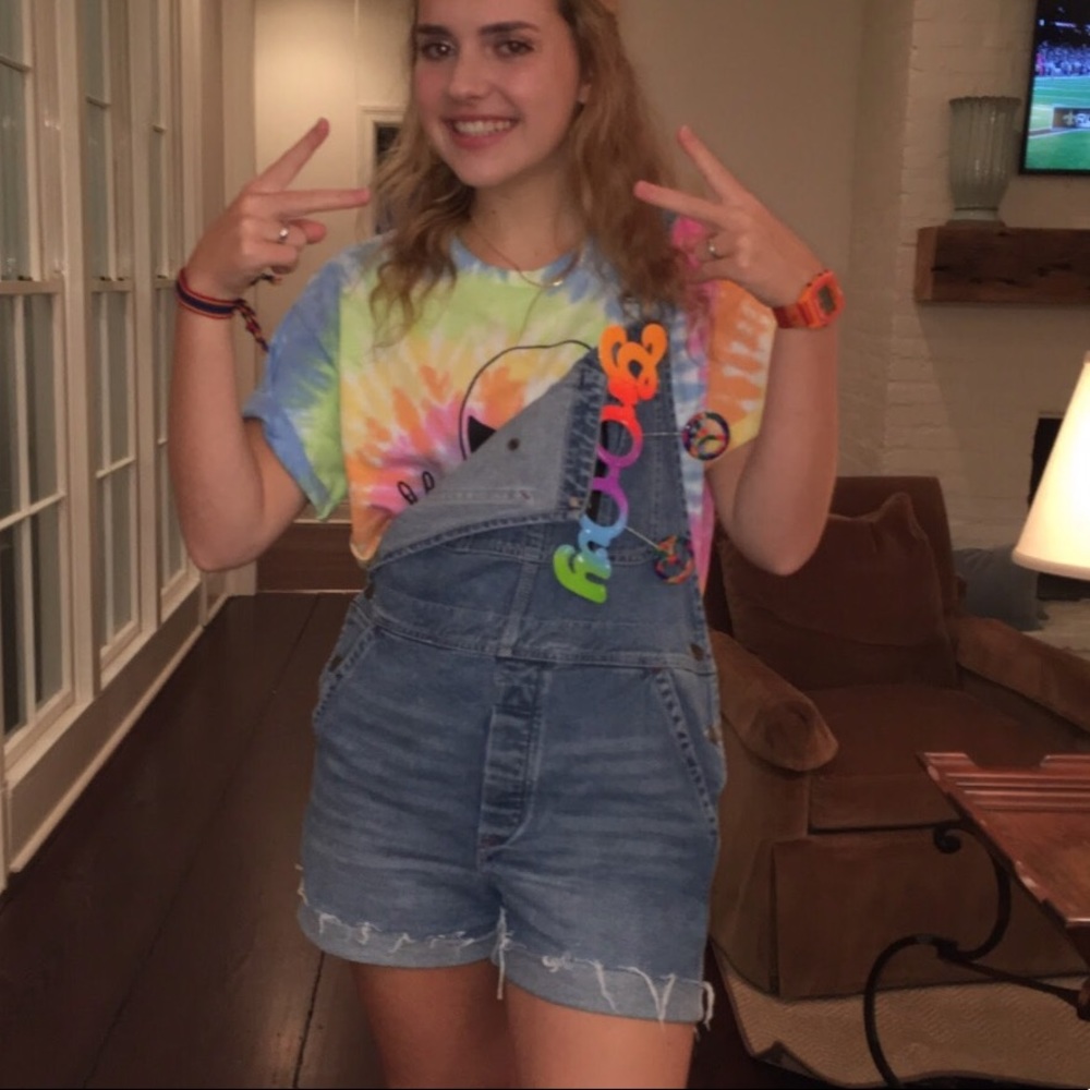Free people jean overalls